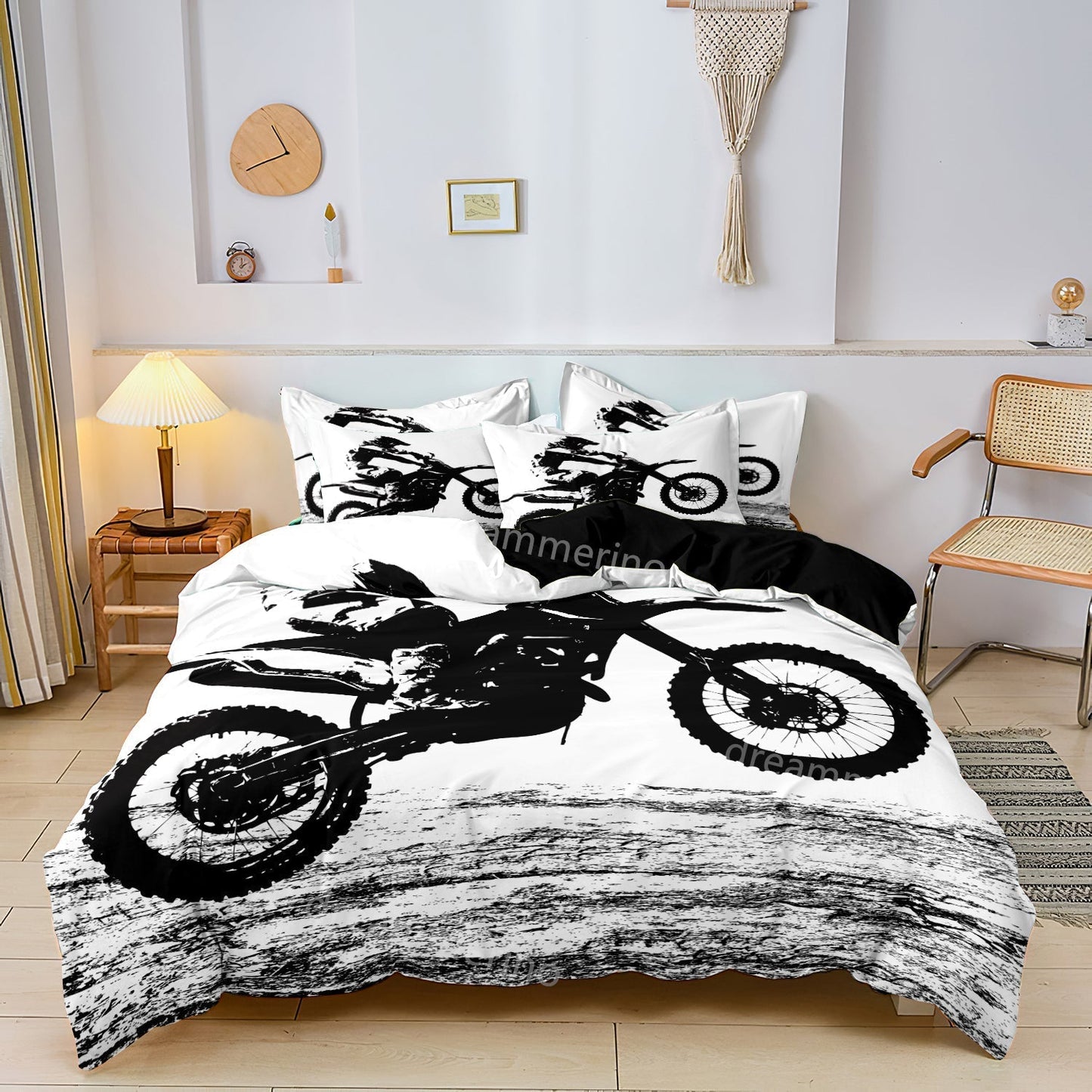 RoadWarrior - Motorcycle Duvet Cover Set