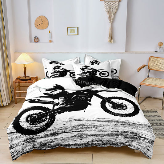 RoadWarrior - Motorcycle Duvet Cover Set