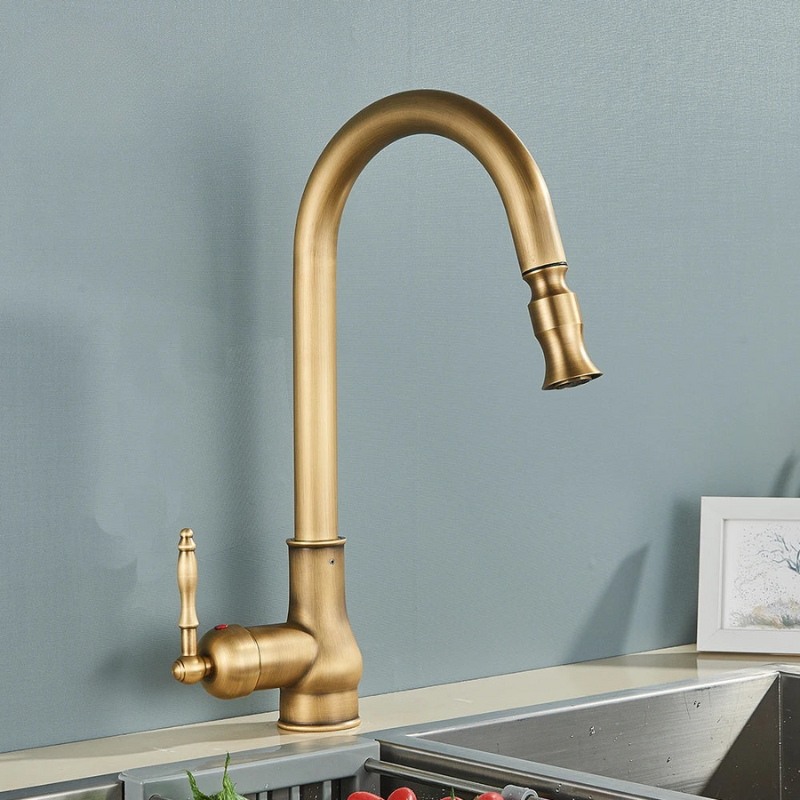 TimelessTap - Classic Brass Kitchen Faucet