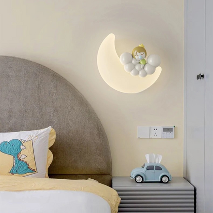 LunaLux – Opulent Moon Wall Lamp