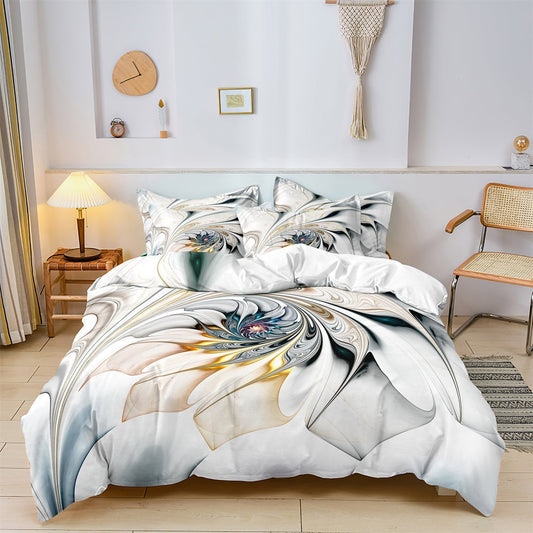 ColorWhirl - Lively Artistic Bed Set