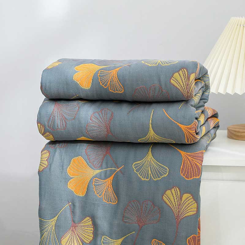 LeafNest - Soft Cotton Bed Linen with Leaf Motif