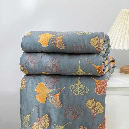 LeafNest - Soft Cotton Bed Linen with Leaf Motif