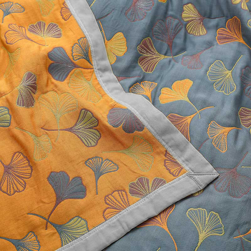 LeafNest - Soft Cotton Bed Linen with Leaf Motif