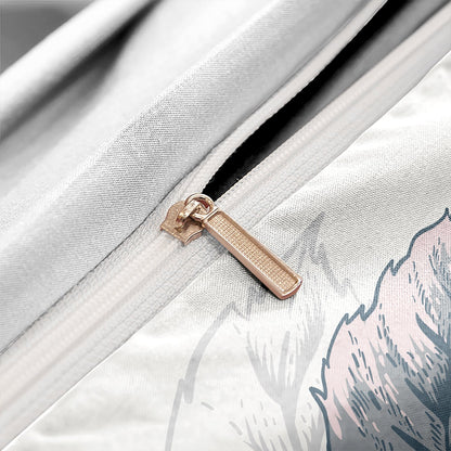 PetalFlight - Soft Floral and Bird Bed Linen