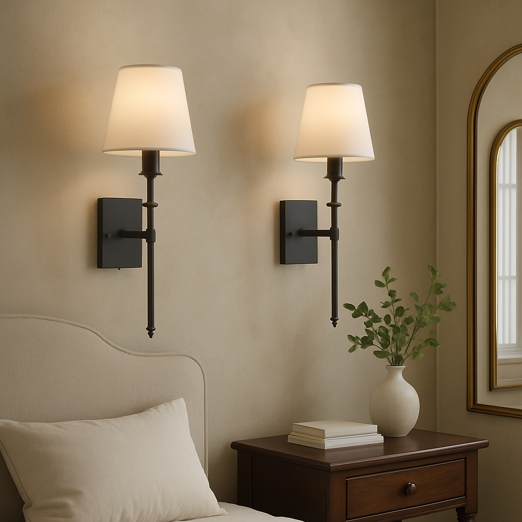 (2-Pack) Wired wall lamp 0