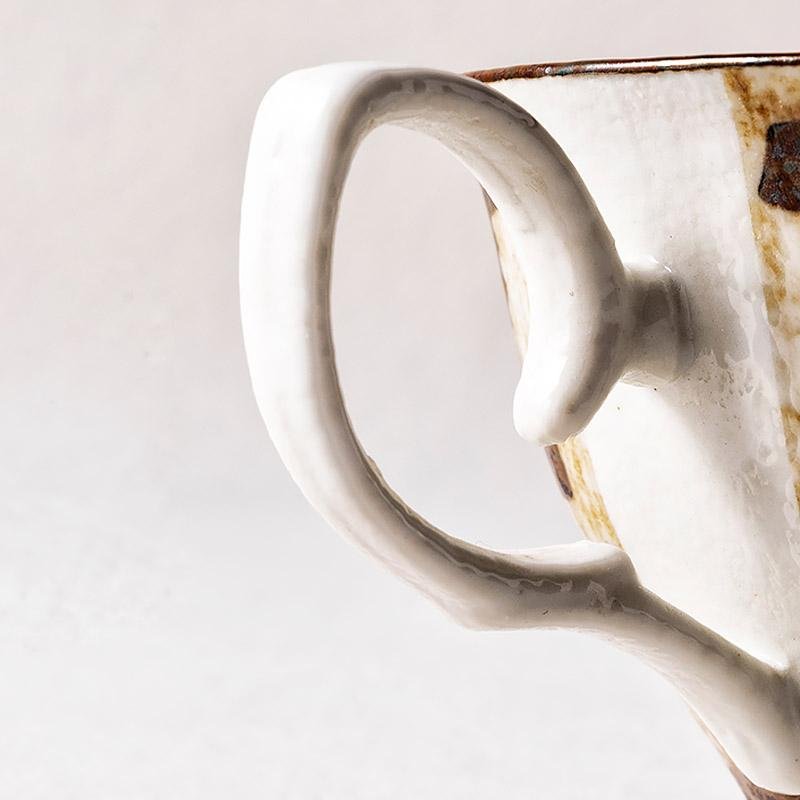 CalmSip - Tasse à matcha en céramique artisanale avec soucoupe