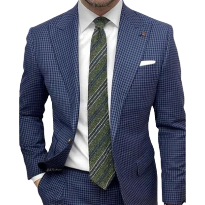 Variant image for Dewitt - Men's Jacket, Blue Striped Reversible Design for Stylish Comfort-9