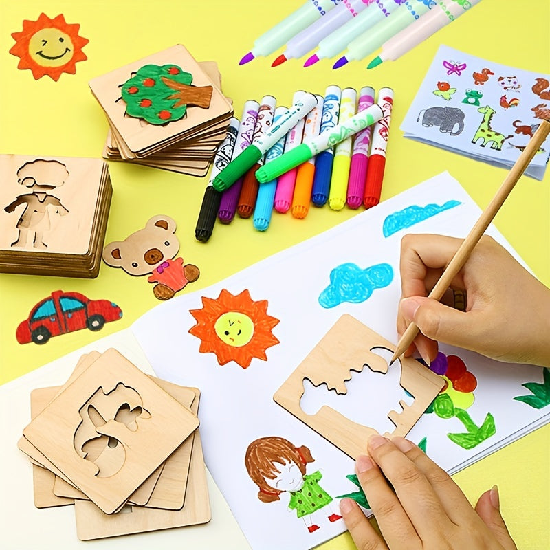 InspireSketch - Montessori 20-Piece Drawing Set for Creative Play