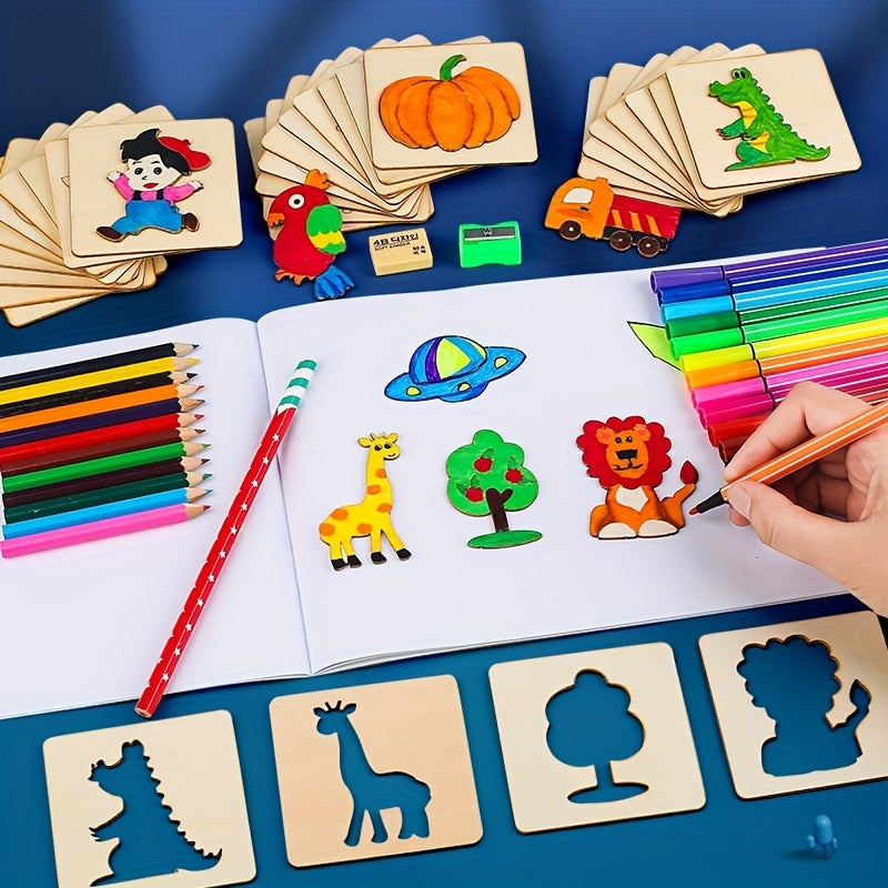 InspireSketch - Montessori 20-Piece Drawing Set for Creative Play