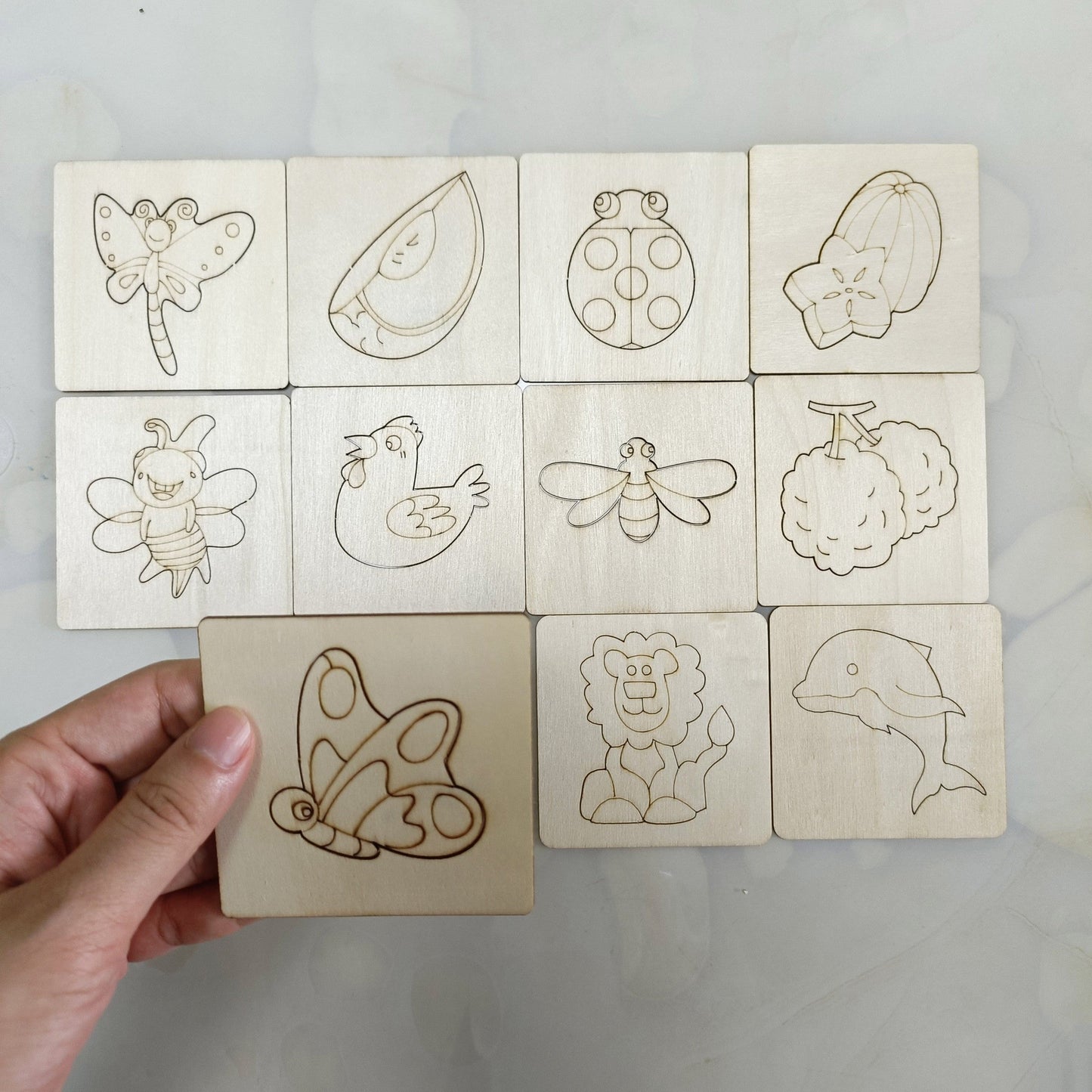 InspireSketch - Montessori 20-Piece Drawing Set for Creative Play