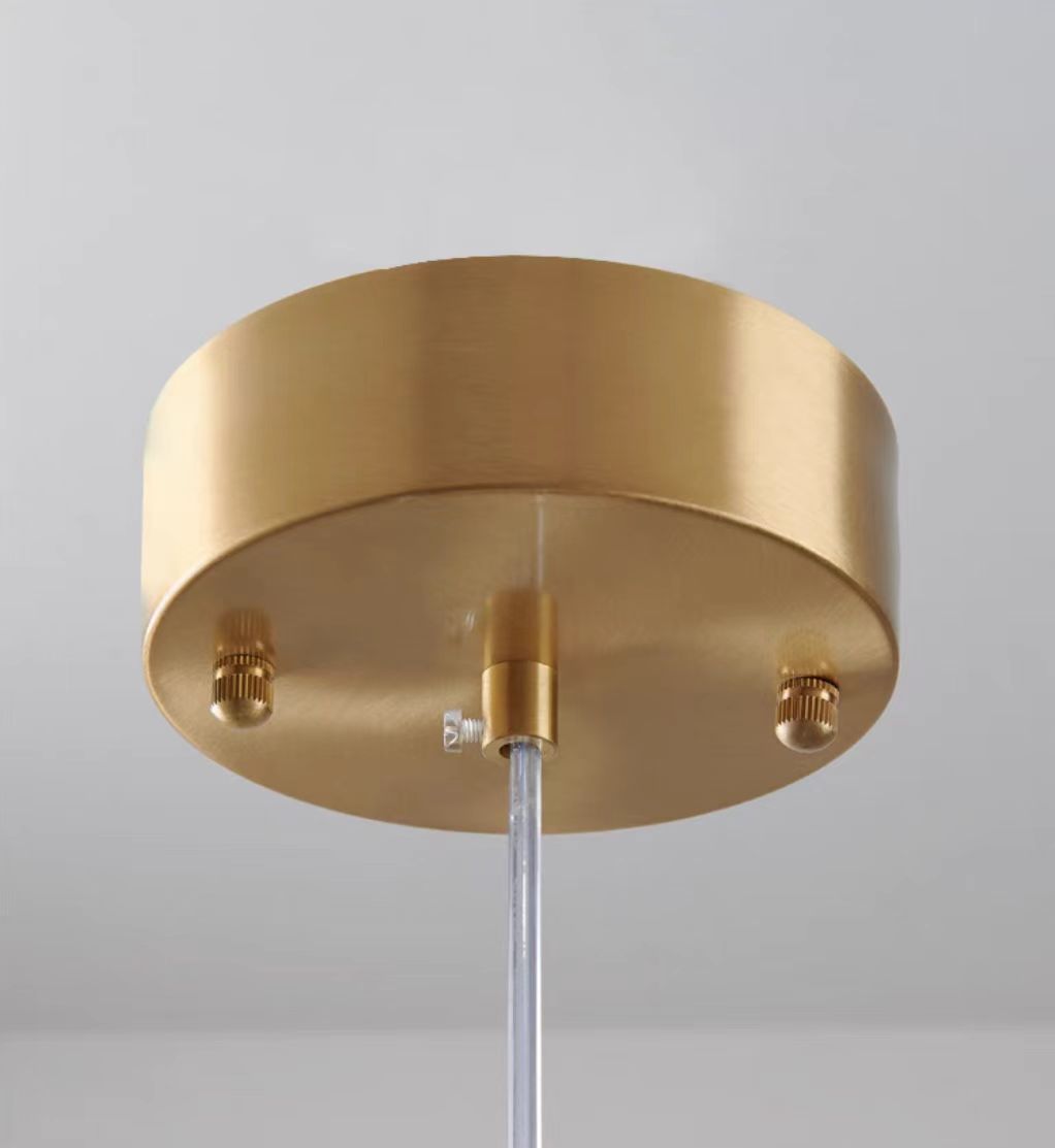 NebulaGlow - Lampe Suspendue Grise