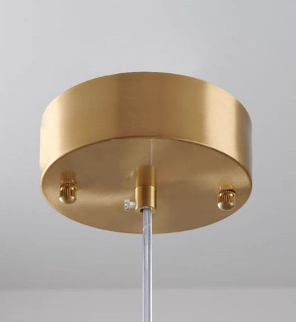 NebulaGlow - Lampe Suspendue Grise