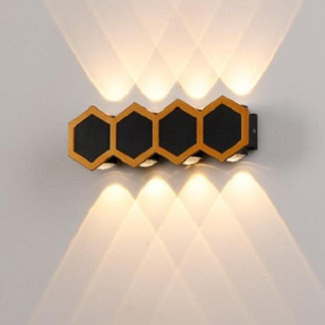 Lumahive Honeycomb LED Outdoor Wall Lights - Energy Efficient Garden Lighting-3