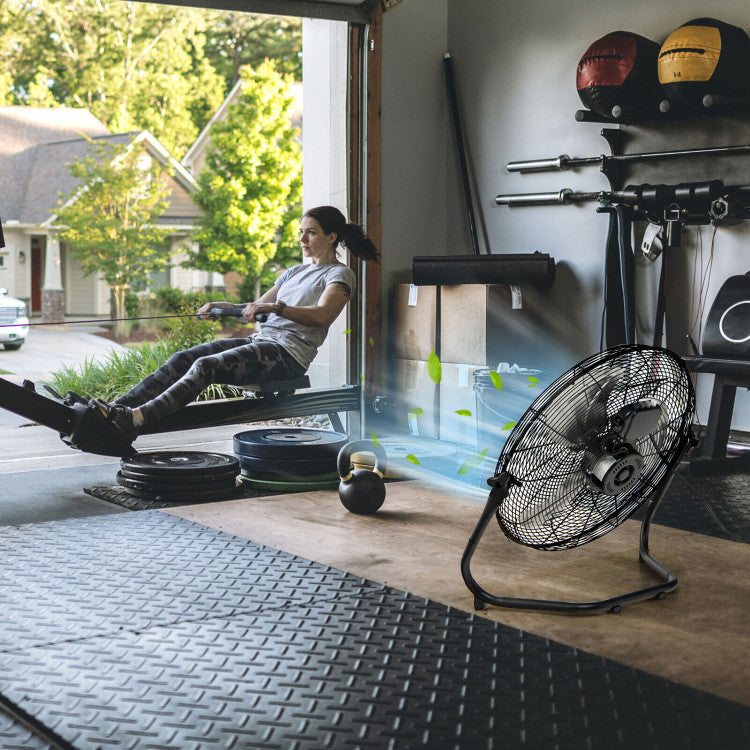 20 Inch High-Velocity Floor Fan with 3 Wind Speeds 3