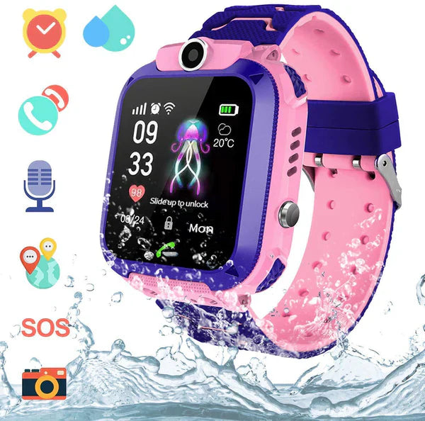Kidguard GPS Smartwatch for Kids with Real-Time Location Tracking, SOS Button, and Two-Way Communication-2