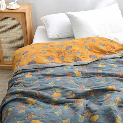 LeafNest - Soft Cotton Bed Linen with Leaf Motif