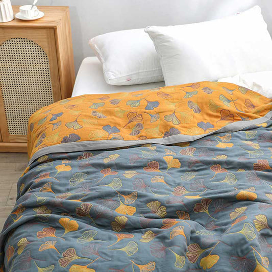 LeafNest - Soft Cotton Bed Linen with Leaf Motif