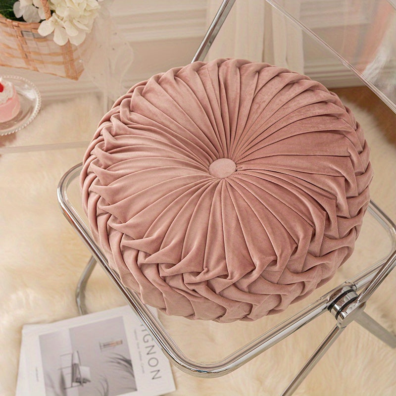 VelvetGlow - Coussin Rond Doux pour Espaces Confortables