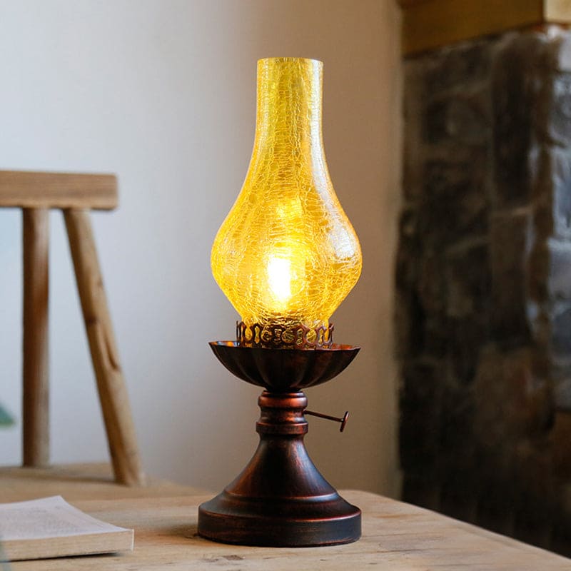 GlowVintage – Craykle Glass Desk Lamp