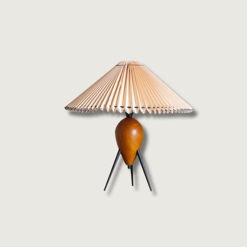 EcoBeam – Modern Tripod LED Lamp with Fabric Shade