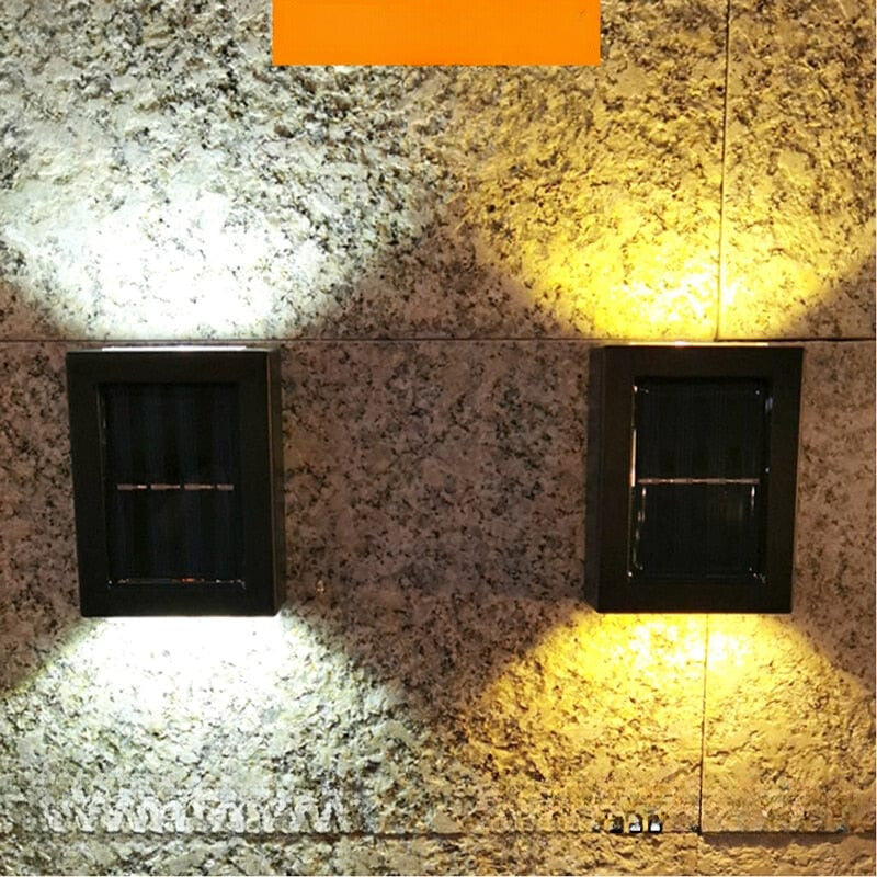 SolarGlow – Luz de pared para terraza exterior