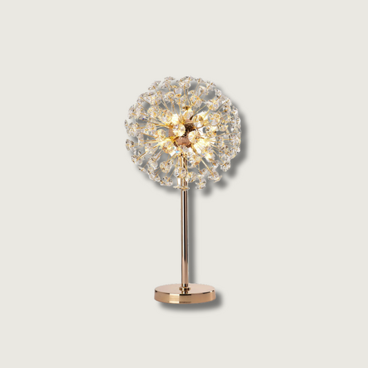 BloomSphere – Elegant Dandelion Crystal Table Lamp