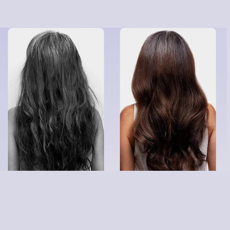 GlowSpray Comb - Masseur de tête avec vibration et applicateur d'huile capillaire