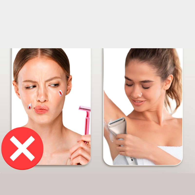 SmoothGlow - 2-w-1 Golenie dla Kobiet