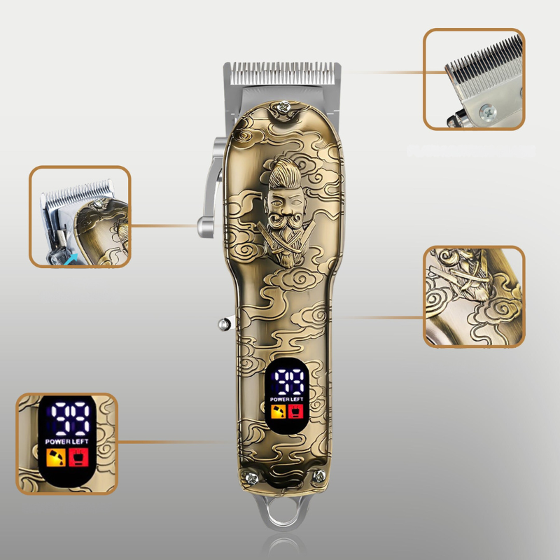 TrimMaster - 4-w-1 Profesjonalny Zestaw Maszynek do Strzyżenia