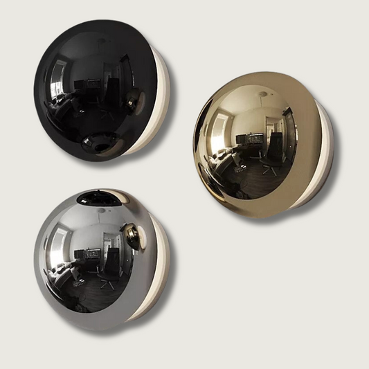 AuroraLume – Nordic Wall Lamp in Aluminium and Acrylic