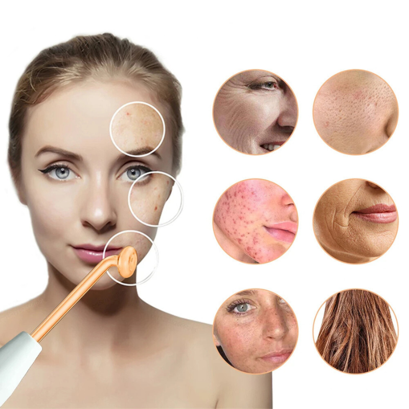 GlowWave - Wysokoczęstotliwościowa elektroda do ujędrniania skóry i usuwania zmarszczek