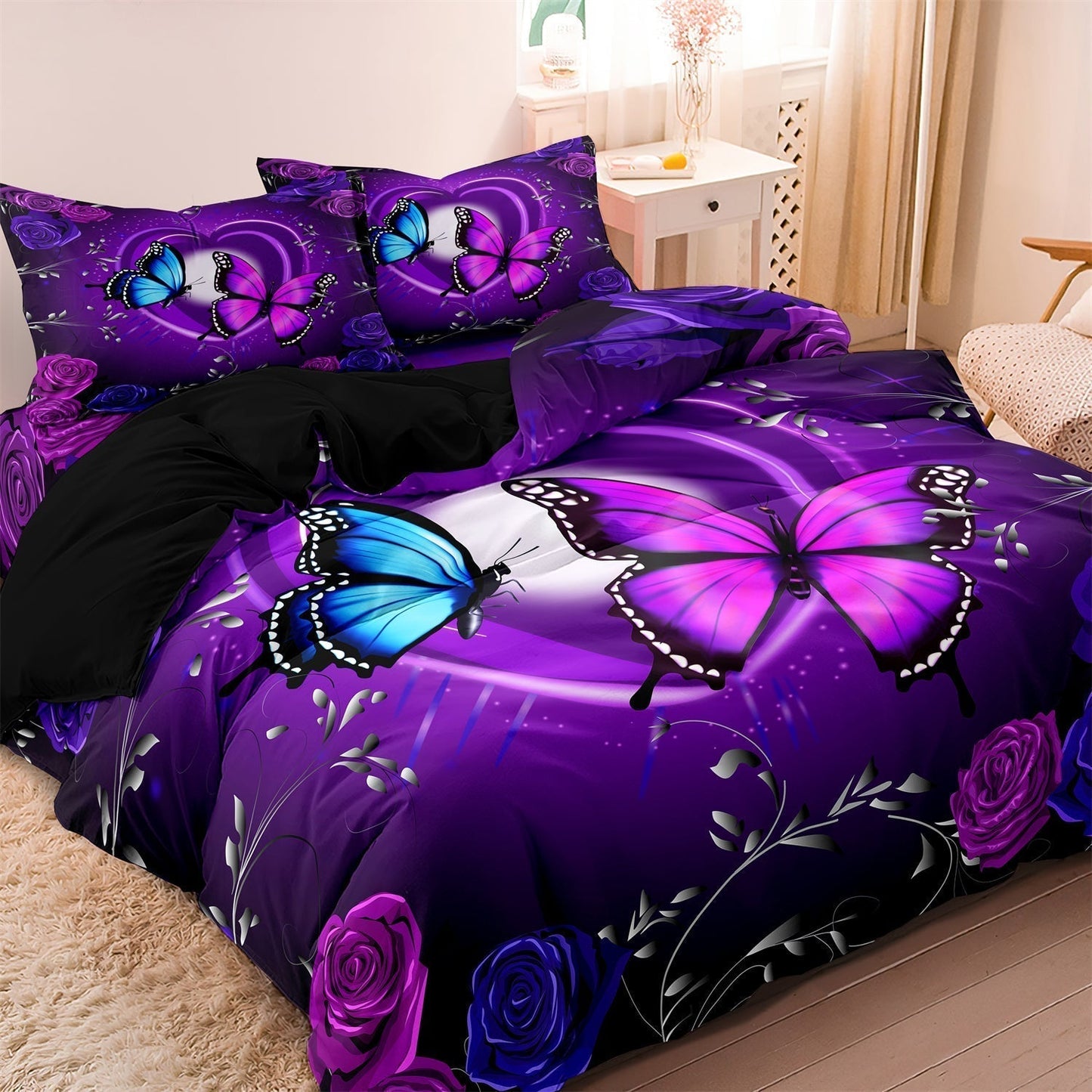 FlutterMagic - Kids’ Butterfly Bed Linen