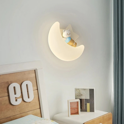 LunaLux – Opulent Moon Wall Lamp
