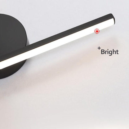 AluGlow – Lampada da parete a LED contemporanea con alluminio curvato