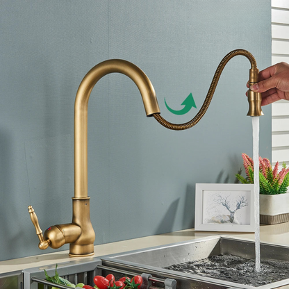 TimelessTap - Classic Brass Kitchen Faucet