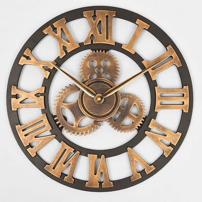 OpulentTick - Golden Wall Clock