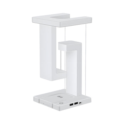 MagnoLight – Levitating LED Desk Lamp with Wireless Charging