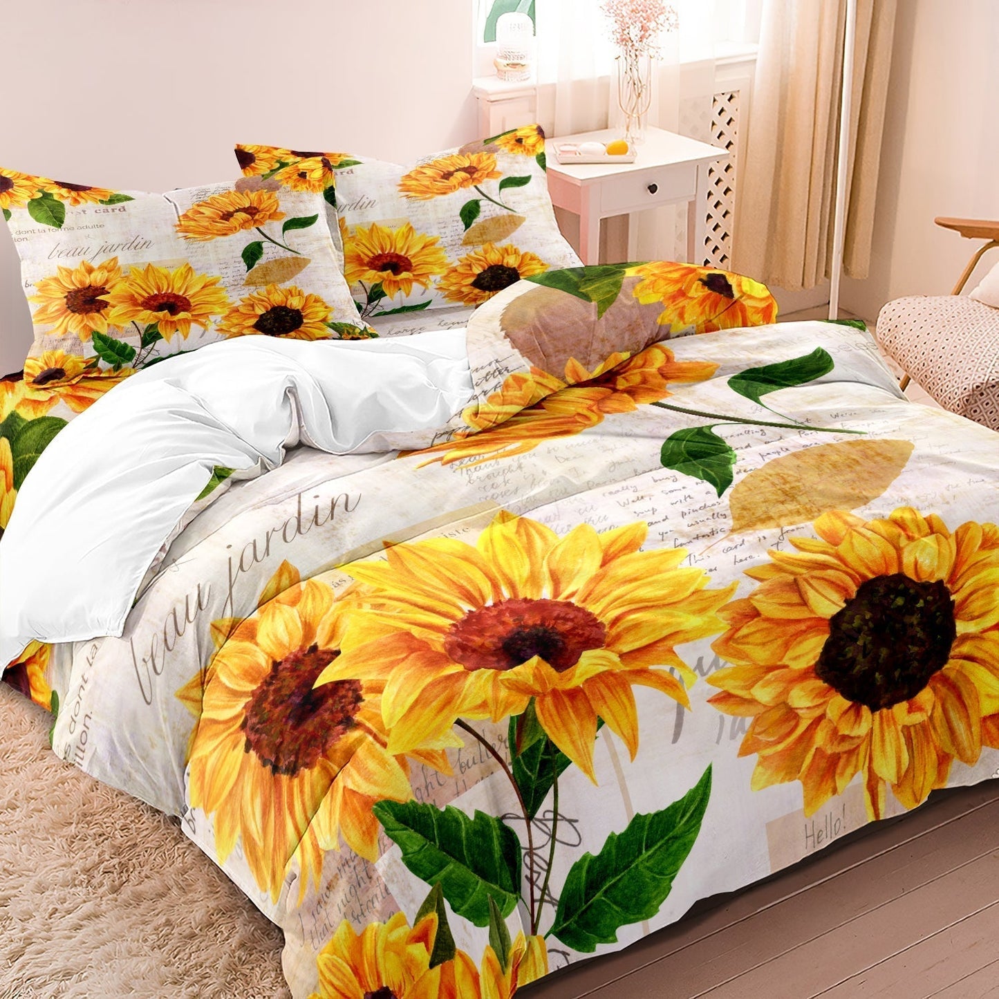 SunnyBeau - Sonnenblumen Bettwäsche Set