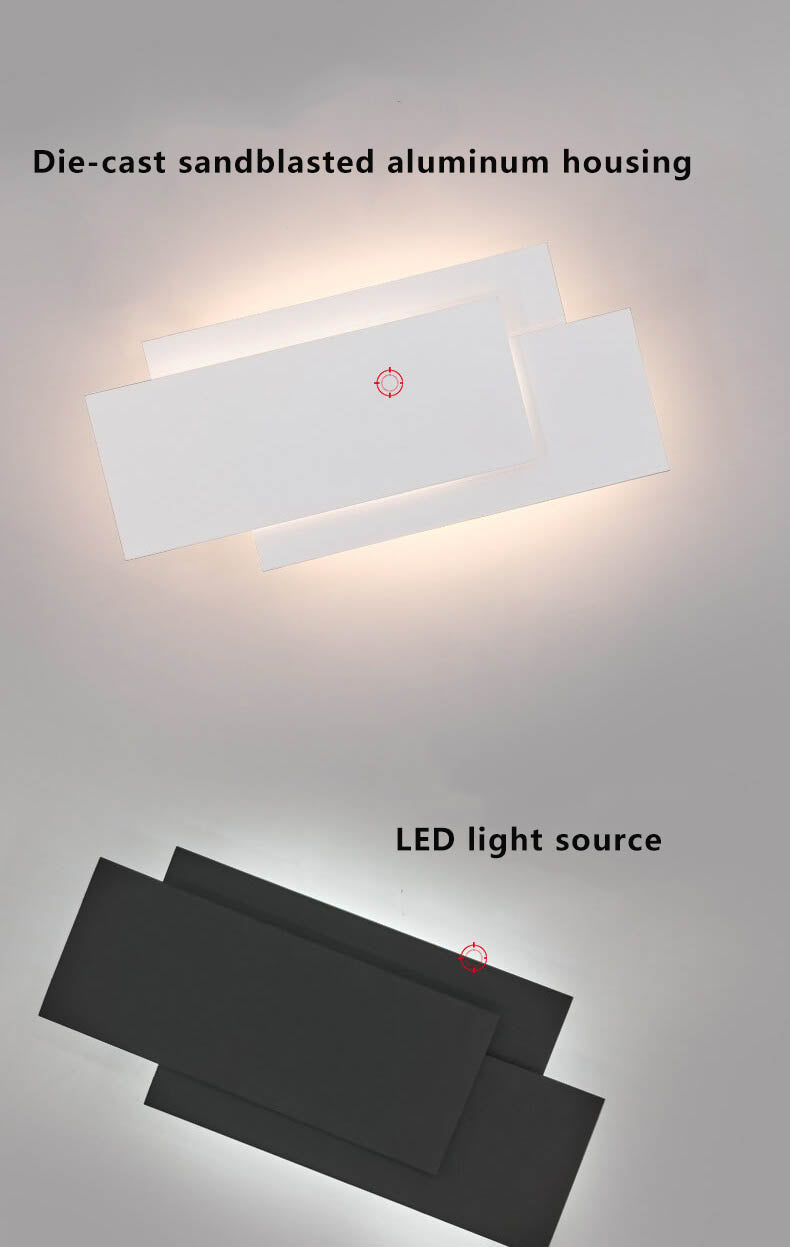 StackGlow – Lámpara de pared LED moderna en capas