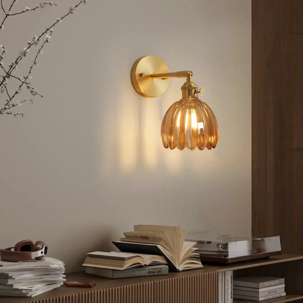 GlowForge - Stylish Wall Lamp with a Metallic Finish