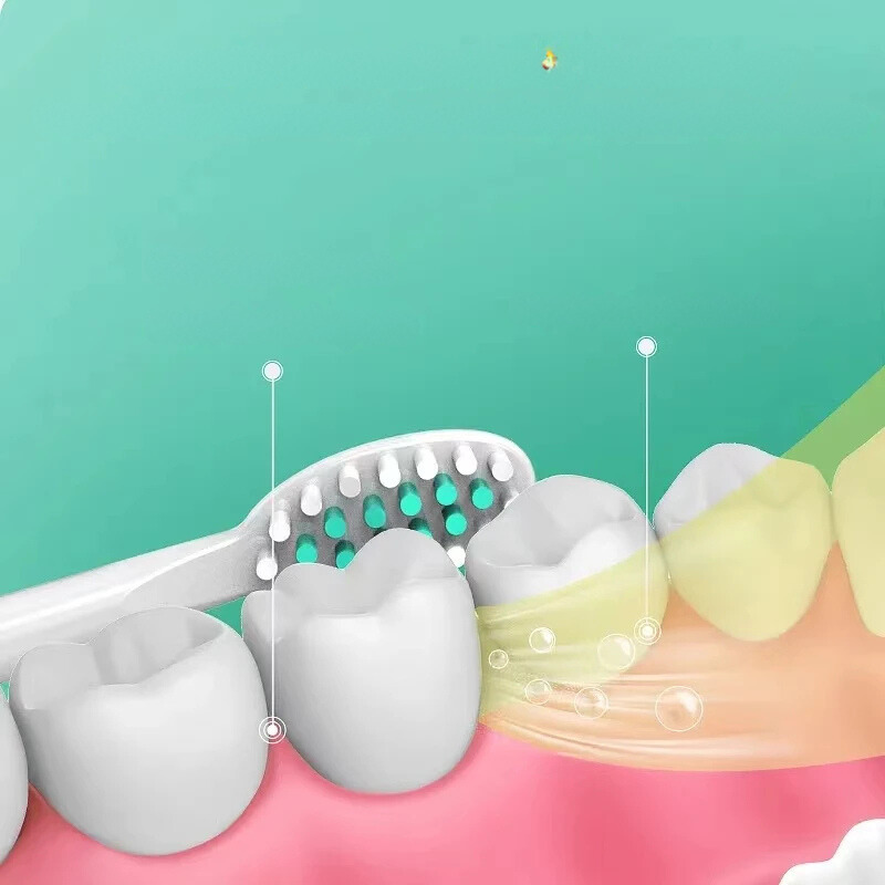 CleanFlex - Spazzolino sonico non ricaricabile per un sorriso fresco