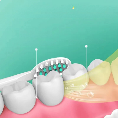 CleanFlex - Spazzolino sonico non ricaricabile per un sorriso fresco