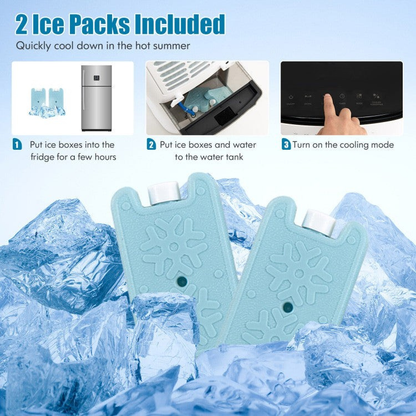 Remote-Controlled Evaporative Cooler – 3-in-1 Air Fan with 9-Hour Timer Setting | Flexible Airflow | For Personalized Home Comfort