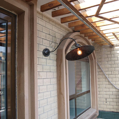 Vintage Outdoor Wall Lamp - Waterproof Exterior Wall Lights with LED Compatibility-3