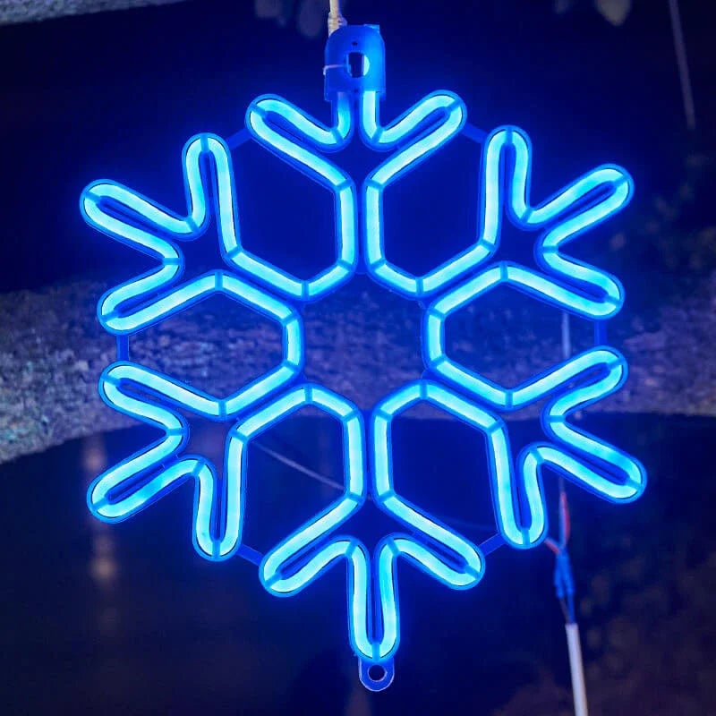 Elegant Snowflake LED Lights - Weather Resistant, Energy Efficient, Indoor/Outdoor Decor-3