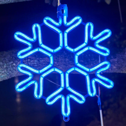 Elegant Snowflake LED Lights - Weather Resistant, Energy Efficient, Indoor/Outdoor Decor-3