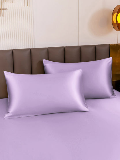 VelvetLuxe - Mulberry Silk Pillowcase Set with Envelope Closure