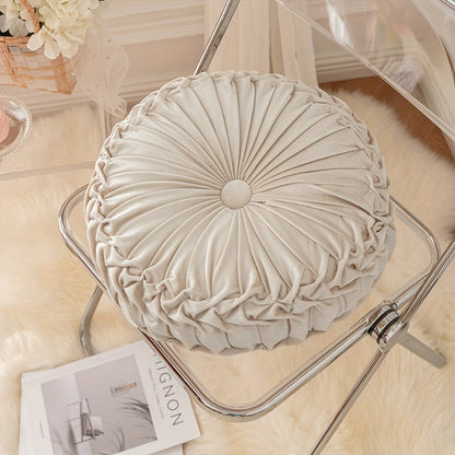 VelvetGlow - Coussin Rond Doux pour Espaces Confortables