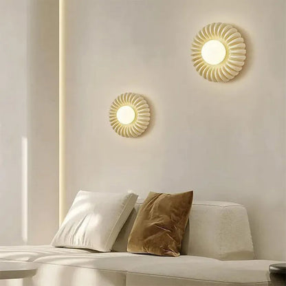 GlowResin – Elegante lampada da parete in resina